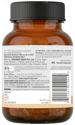 Organic India Triphala Veg Capsule 60